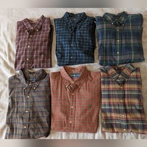 Lot of 6, Polo Ralph Lauren Button-Up Shirts
